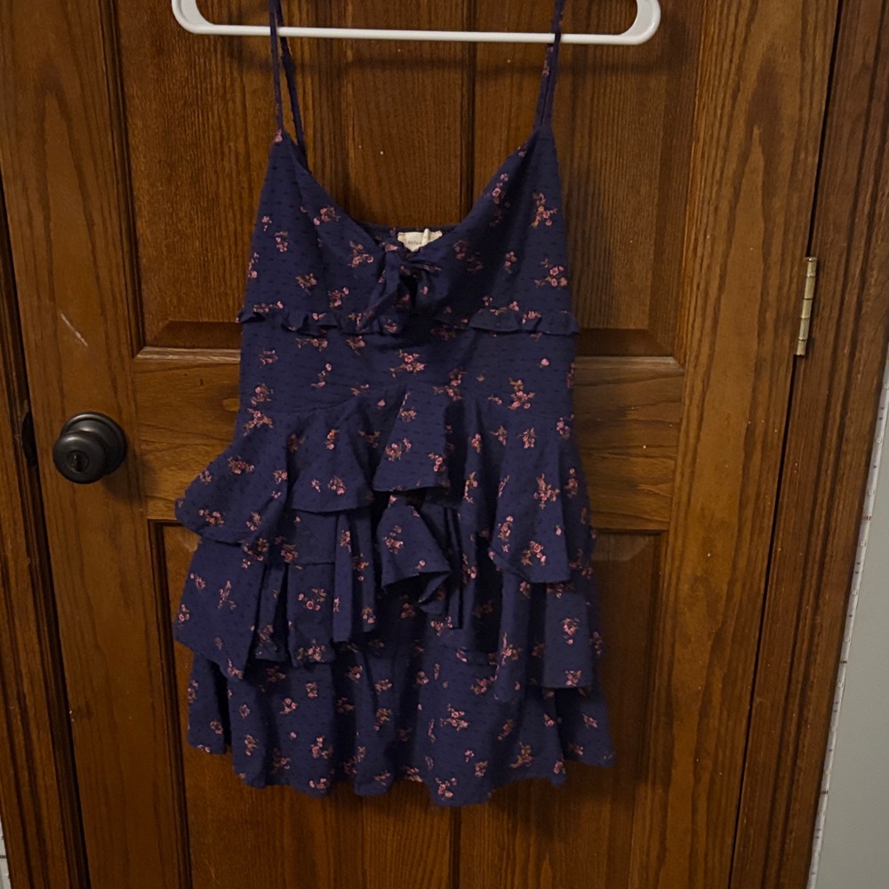 Altar'd State Navy Floral Dress